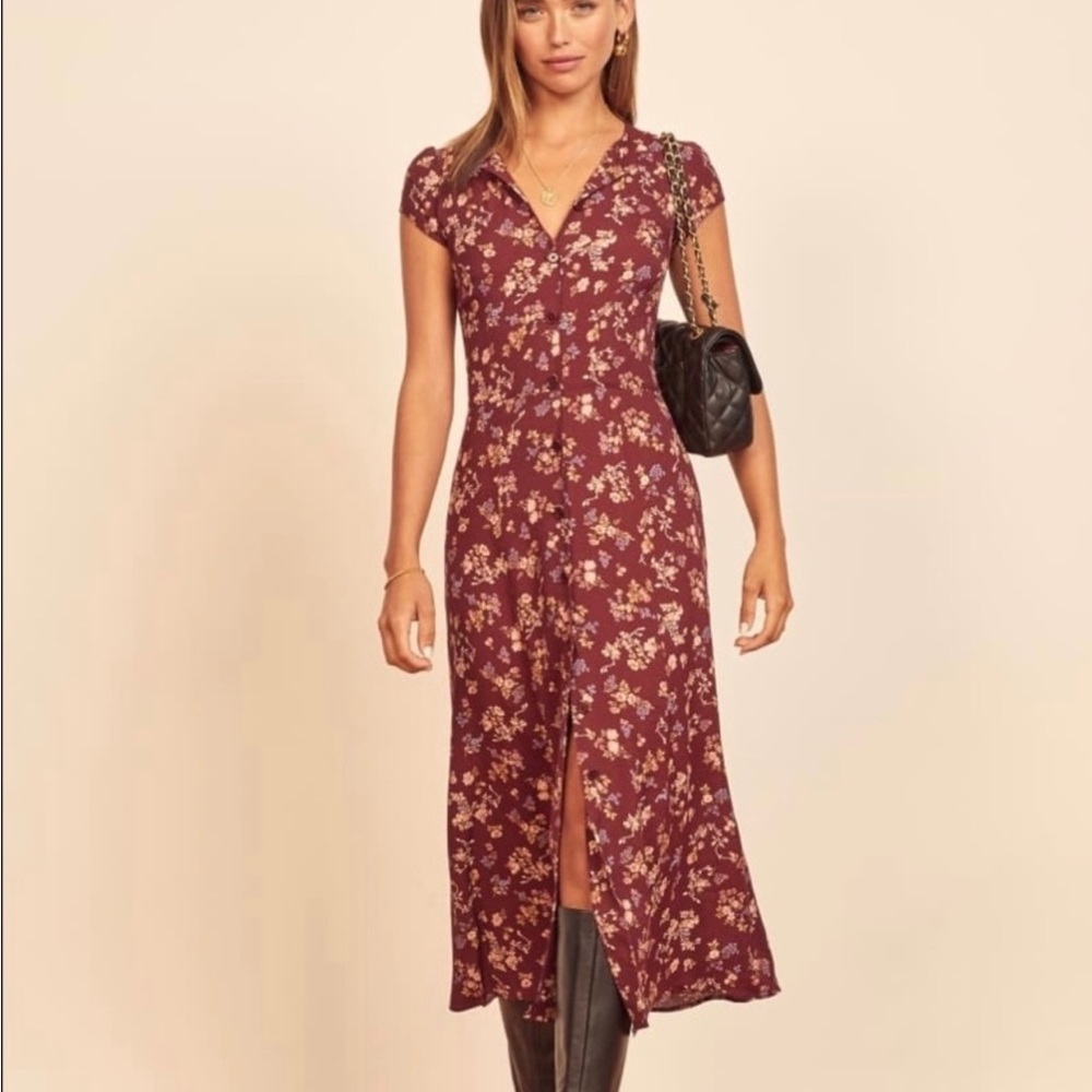 New Reformation Fauna Dress Size 6